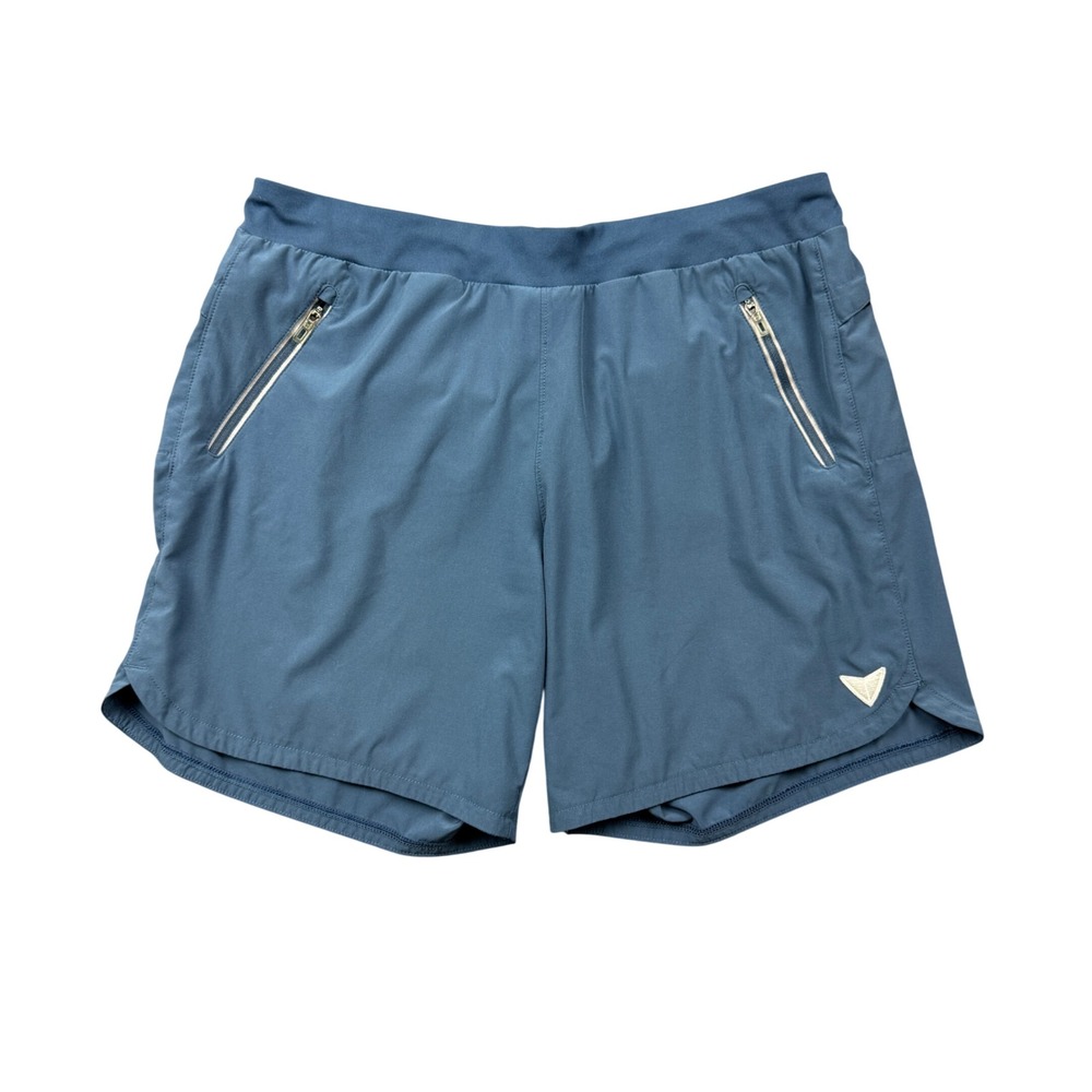 Korsa Road Runner Sports Shorts Womens Medium 6.5" Blue Lined Athletic Workout